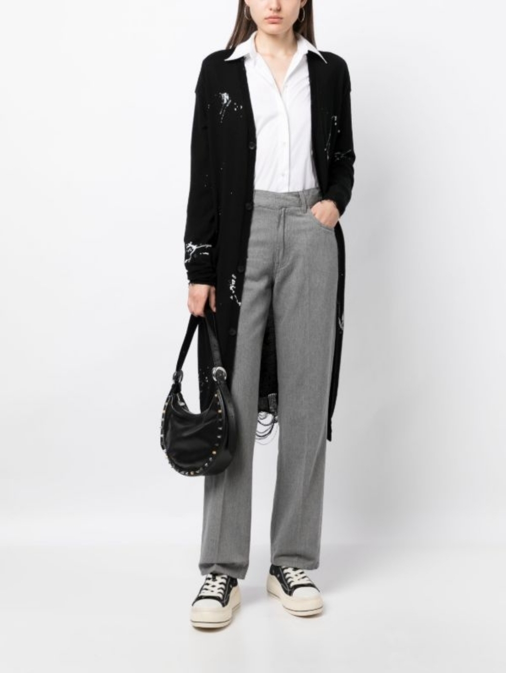 R13 $795 Women's Gray Lemmy Slim Jean Pants